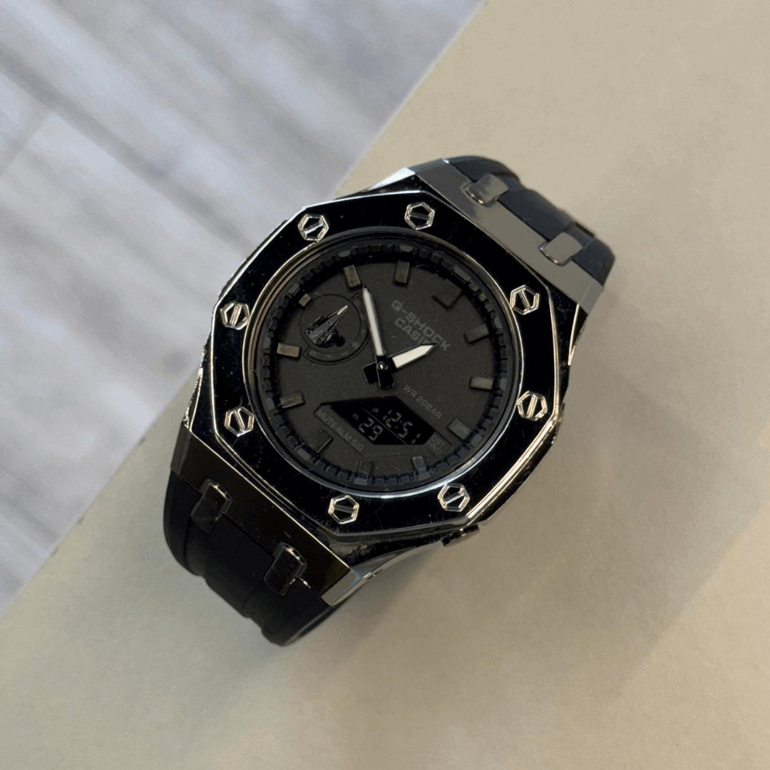 G-SHOCK PREMIUM NEGRO TABLERO NEGRO