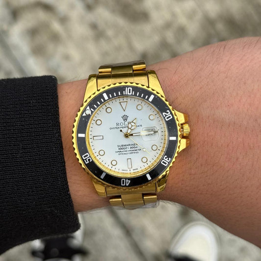 Rlx Submariner New Dorado Tablero Blanco