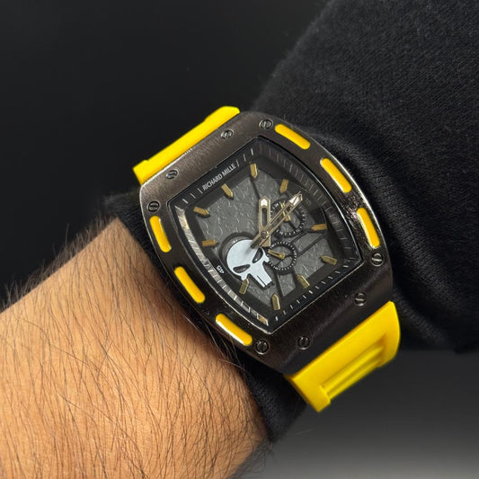 RICHARD ECO CALAVERA AMARILLO-NEGRO