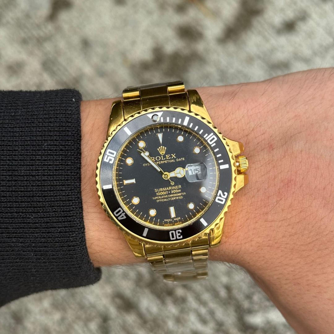 Rlx Submariner New Dorado Tablero Negro