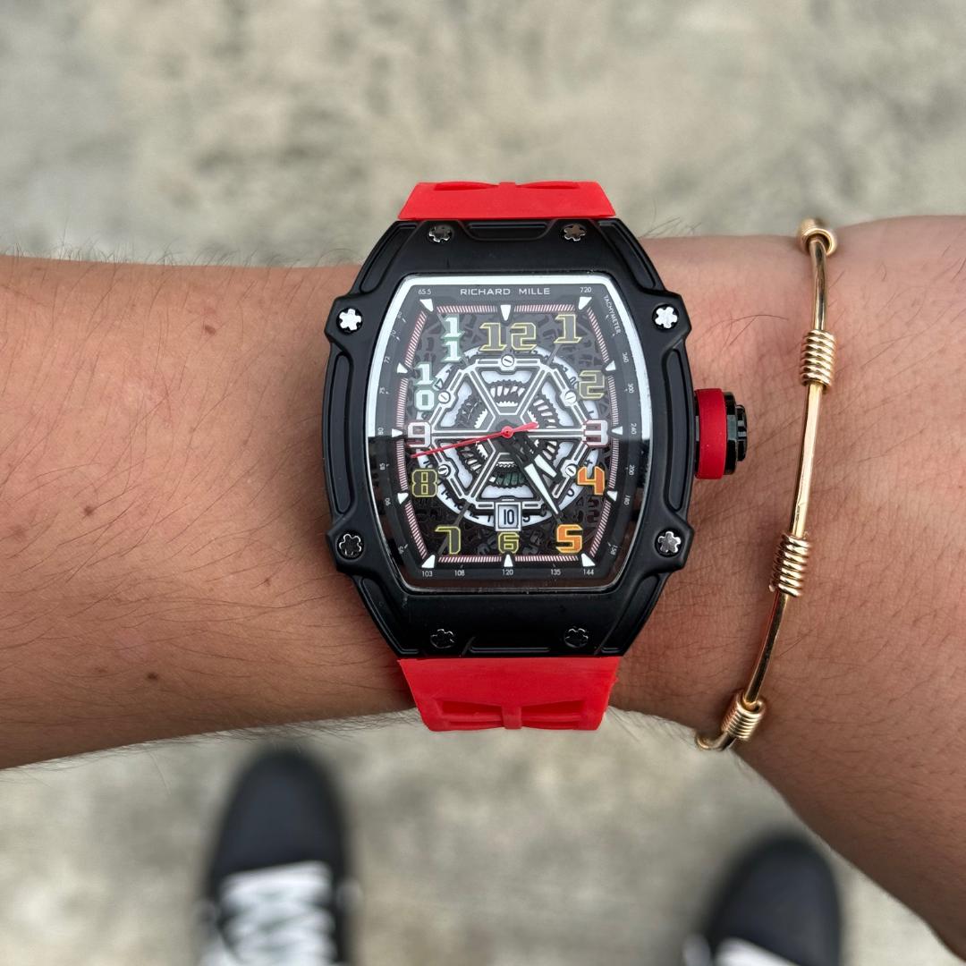 RICHARD MILLE 2025 ROJO CAJA NEGRA