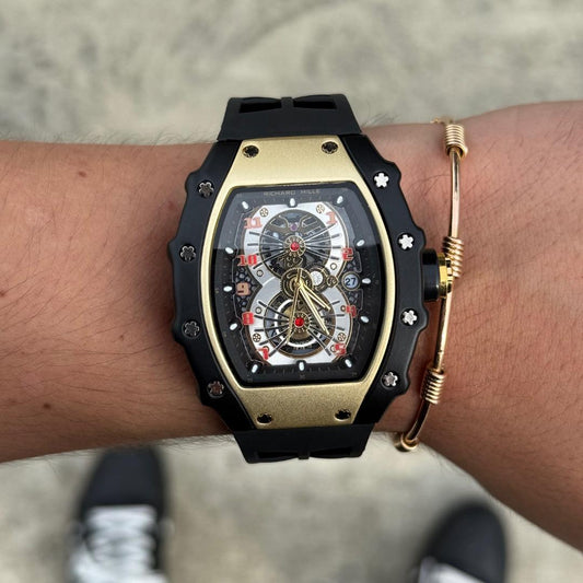 RICHARD MILLE 2030 NEGRO CAJA NEGRA-DORADA