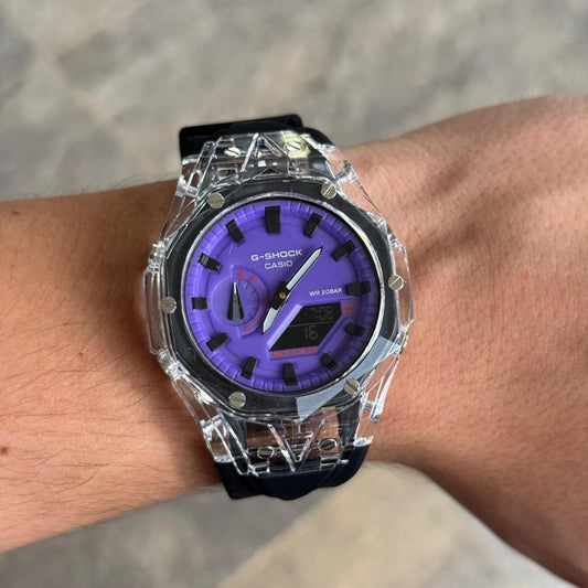 G-Shck Premium Diamond Negro Morado