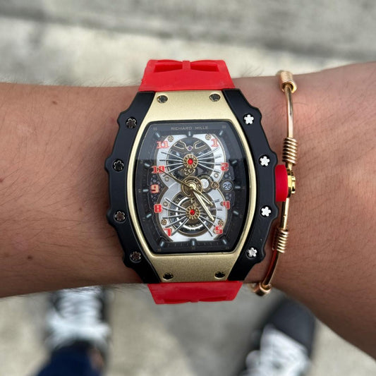 RICHARD MILLE 2030 ROJO CAJA NEGRA-DORADA