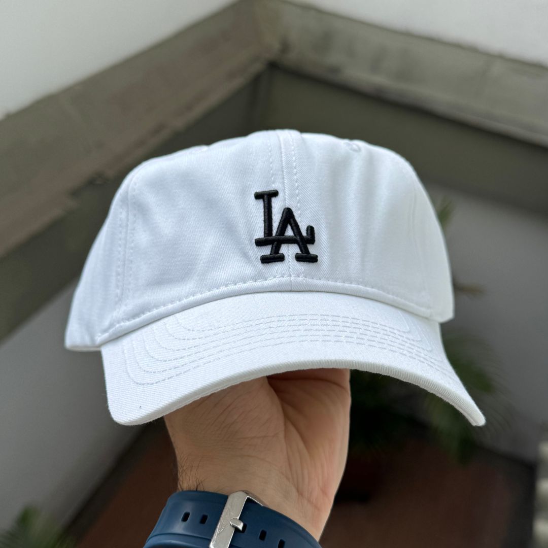 Gorra Mlb Los Angeles Blanca - Negra