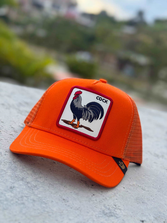 GORRA GOORIN BROS COCK NARANJA